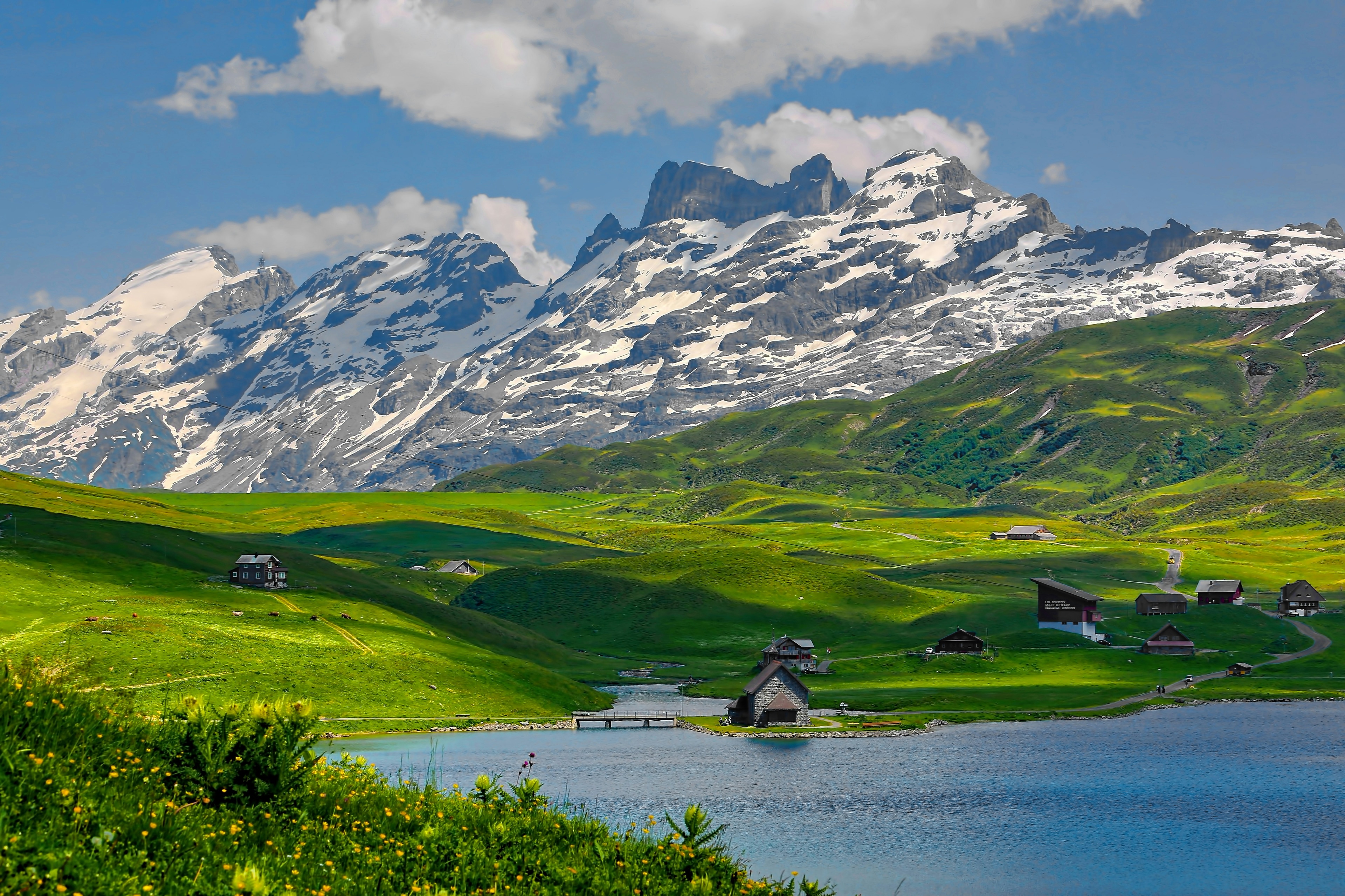 Schweizer Berge als Symbol für Lebensqualität in der Schweiz